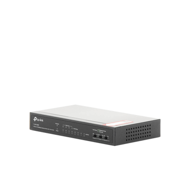 TP-LINK - Switch PoE+ No Administrable / De Escritorio 8 puertos 10/100 Mbps / 4 puertos PoE af/at Inteligente / Presupuesto 66 W / Hasta 250 metros