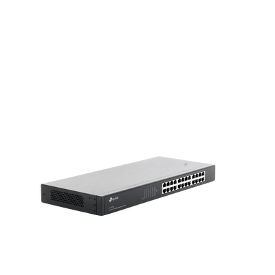 TP-LINK - Switch no administrable de 24 puertos 10/100 Mbps para montaje en rack