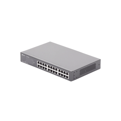 TP-LINK - Switch no administrable de 24 puertos 10/100 Mbps para escritorio/rack