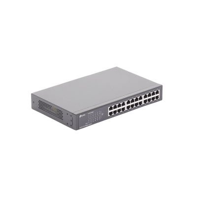 TP-LINK - Switch no administrable de 24 puertos 10/100 Mbps para escritorio/rack