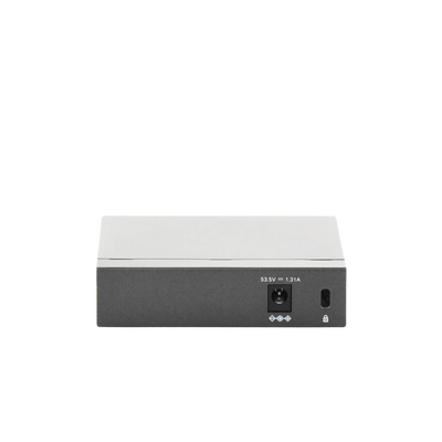 TP-LINK - Switch Escritorio No Administrable de 5 puertos 10/100/1000 Mbps / Con 4 puertos PoE 802.3af/at de hasta 65 W / PoE Extendido hasta 250 metros