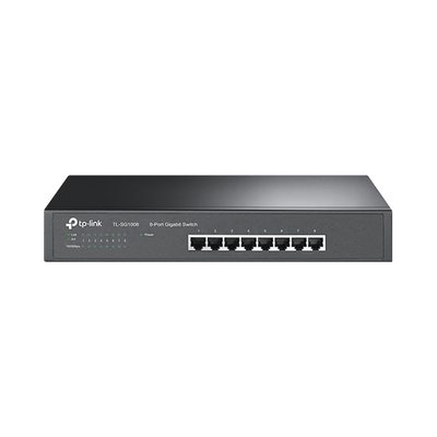TP-LINK - Switch de escritorio 8 puertos 10/100/1000 Mbps