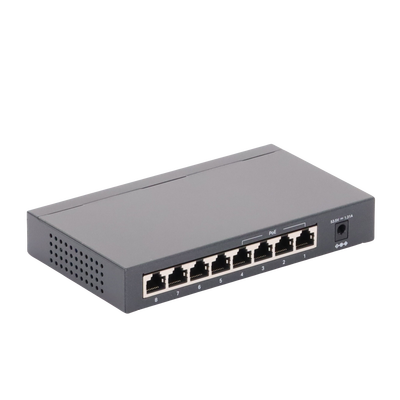 TP-LINK - Switch Gigabit PoE+ no administrable de 8 puertos 10/100/1000 Mbps, solo 4 puertos PoE, para escritorio