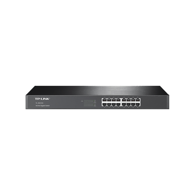 TP-LINK - Switch Gigabit no administrable de 16 puertos 10/100/1000 Mbps para rack