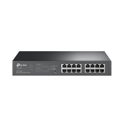 TP-LINK - Switch Easy Smart PoE+, 16 puertos 10/100/1000Mbps, 8 puertos PoE+, 150W