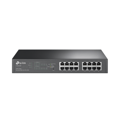 TP-LINK - Switch Easy Smart PoE+, 16 puertos 10/100/1000Mbps, 8 puertos PoE+, 150W