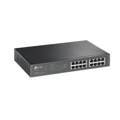 TP-LINK - Switch Easy Smart PoE+, 16 puertos 10/100/1000Mbps, 8 puertos PoE+, 150W