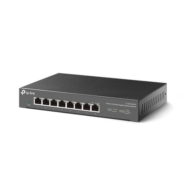 TP-LINK - Switch Gigabit no administrable de 8 puertos 100 Mbps/ 1 Gbps/ 2.5 Gbps ideal para WiFi 6