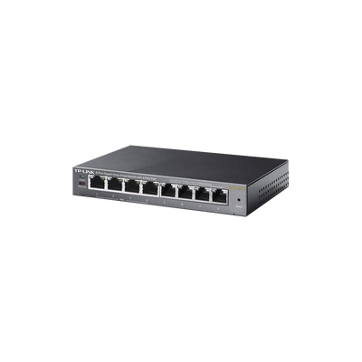 TP-LINK - Easy Smart Switch PoE JetStream , 8 puertos 10/100/1000 Mbps  55 W