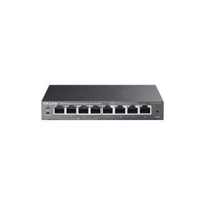 TP-LINK - Easy Smart Switch PoE JetStream , 8 puertos 10/100/1000 Mbps  55 W