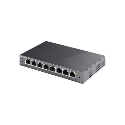 TP-LINK - Easy Smart Switch PoE JetStream , 8 puertos 10/100/1000 Mbps  55 W