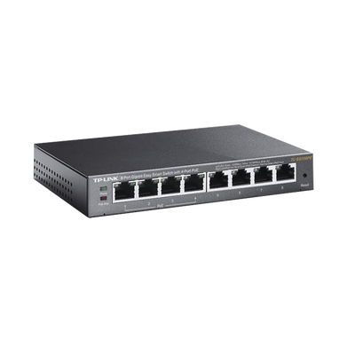 TP-LINK - Easy Smart Switch PoE JetStream , 8 puertos 10/100/1000 Mbps  55 W