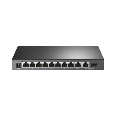 TP-LINK - Switch PoE+ No Administrable De Escritorio 10 Puertos / 8 puertos 10/100/1000 Mbps PoE af/at Inteligiente / Presupuesto 123 W / Modo Extendido hasta 250 metros