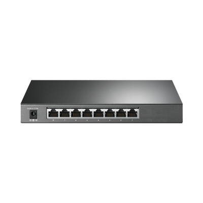TP-LINK - Switch PoE JetStream SDN Administrable 8 puertos 10/100/1000 Mbps, 4 puertos PoE, 62W, administración centralizada OMADA SDN