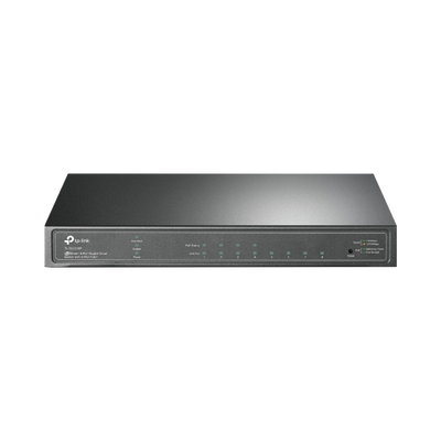 TP-LINK - Switch PoE JetStream SDN Administrable 8 puertos 10/100/1000 Mbps, 4 puertos PoE, 62W, administración centralizada OMADA SDN