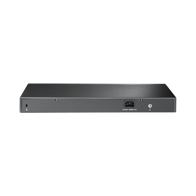 TP-LINK - Switch PoE JetStream SDN Administrable 24 puertos 10/100/1000 Mbps + 4 puertos SFP, 24 puertos PoE, 250W, administración centralizada OMADA SDN