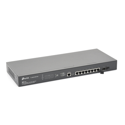 TP-LINK - Switch L2+ Omada PoE+ / 8 Puertos PoE+ MultiGigabit 2.5G / 2 Puertos SFP+ 10G / 2 Puertos Consola (RJ45 y microUSB) / Administración Centralizada Omada o Stand-Alone / Multicast IGMP / Presupuesto PoE 240W / Montaje en Rack / (SG3210XHPM2)