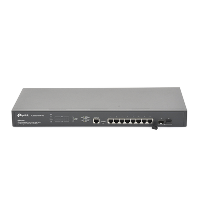 TP-LINK - Switch L2+ Omada PoE+ / 8 Puertos PoE+ MultiGigabit 2.5G / 2 Puertos SFP+ 10G / 2 Puertos Consola (RJ45 y microUSB) / Administración Centralizada Omada o Stand-Alone / Multicast IGMP / Presupuesto PoE 240W / Montaje en Rack / (SG3210XHPM2)