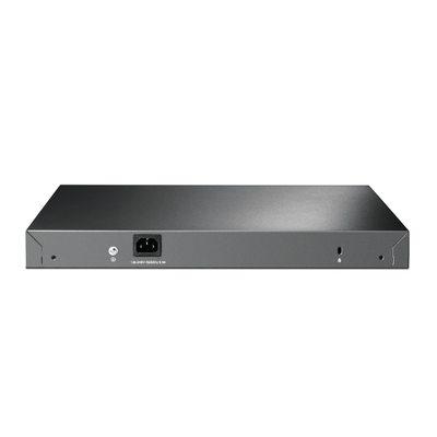 TP-LINK - Switch L2+ Omada PoE+ / 24 Puertos PoE+ 10/100/1000 Mbps / 4 Puertos SFP+ 10G / 2 Puertos Consola (RJ45 y microUSB) / Administración Centralizada Omada o Stand-Alone / Multicast IGMP / Presupuesto PoE 384W / Montaje en Rack / (SG3428XMP)