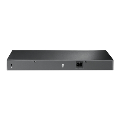 TP-LINK - Switch PoE+ JetStream SDN Administrable 24 puertos 10/100 Mbps + 2 puertos 10/100/1000 Mbps (Uplink) + 2 puertos SFP (combo 2 RJ45 10/100/1000 Mbps), 250W, administración centralizada OMADA SDN