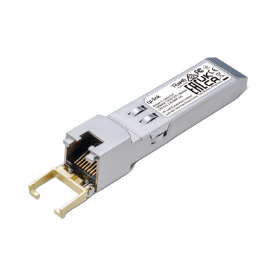 TP-LINK - Transceptor mini-GBIC SFP+ RJ45 / Admite 10GBASE-T, 5GBASE-T, 2.5GBASE-T, 1000BASE-T y 100BASE-TX /  Distancia Hasta 30 metros / Conector RJ45 (10G)