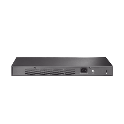 TP-LINK - Switch Fibra Óptica L2+ Omada / 8 Puertos SFP+ 10G /  2 Puertos Consola (RJ45 y micro-USB) / Administración Centralizada Omada o Stand-Alone / Multicast IGMP / Calidad de Servicio / Montaje en Rack / Silencioso (sin ventiladores)