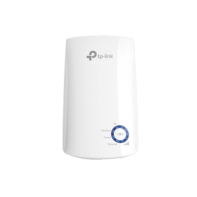 TP-LINK - Repetidor / Extensor de Cobertura WiFi N, 300 Mbps, 2.4 GHz , con 1 puerto 10/100 Mbps