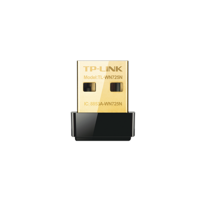 TP-LINK - Adaptador USB  Nano inalámbrico N 150 Mbps 2.4 GHz con 1 antena interna