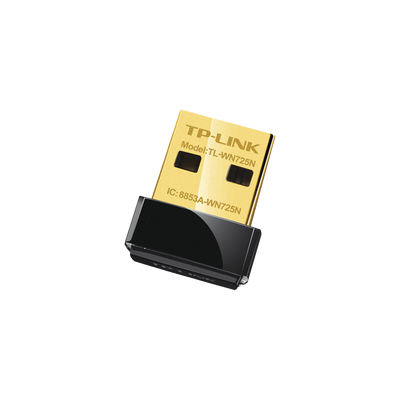 TP-LINK - Adaptador USB  Nano inalámbrico N 150 Mbps 2.4 GHz con 1 antena interna