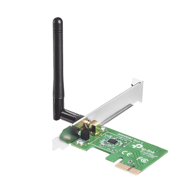 TP-LINK - Adaptador Inalámbrico PCI Express / Velocidad inalámbrica de hasta 150 Mbps / Cifrado WPA/WPA2 / Compatible con windows y Linux