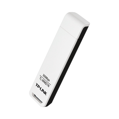 TP-LINK - Adaptador USB inalámbrico N 300Mbps frecuencia 2.4 GHz tecnología MIMO