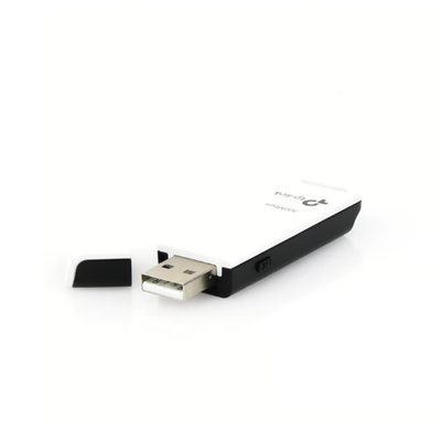 TP-LINK - Adaptador USB inalámbrico N 300Mbps frecuencia 2.4 GHz tecnología MIMO