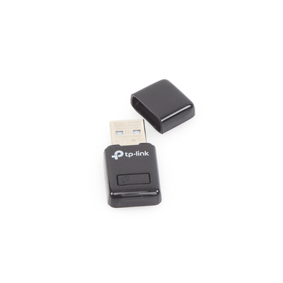 TP-LINK - Mini Adaptador USB inalámbrico N 300 Mbps 2.4 GHz con 1 antena interna