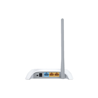 TP-LINK - Router Inalámbrico WISP, 2.4 GHz, 150 Mbps, antena externa omnidireccional 5 dBi, 2 Puertos LAN 10/100 Mbps, 1 Puerto WAN 10/100 Mbps, control de ancho de banda