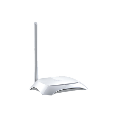 TP-LINK - Router Inalámbrico WISP, 2.4 GHz, 150 Mbps, antena externa omnidireccional 5 dBi, 2 Puertos LAN 10/100 Mbps, 1 Puerto WAN 10/100 Mbps, control de ancho de banda
