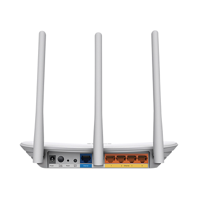 TP-LINK - Router Inalámbrico WISP, 2.4 GHz, 300 Mbps, 3 antenas externas omnidireccional 5 dBi, 4 Puertos LAN 10/100 Mbps, 1 Puerto WAN 10/100 Mbps, IPTV, IPV6