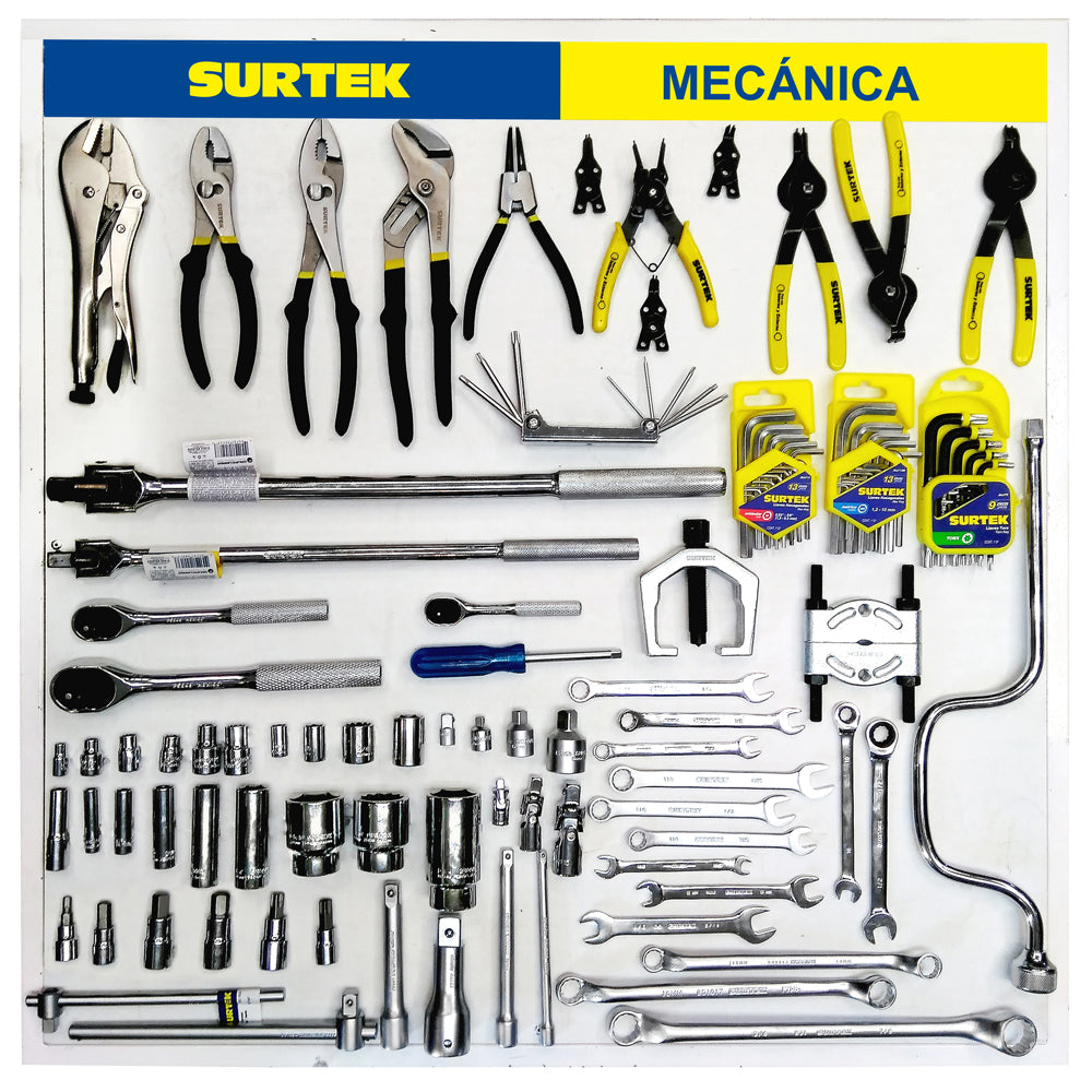 Surtek - Tabla exhib p/mecanica 80x80cm