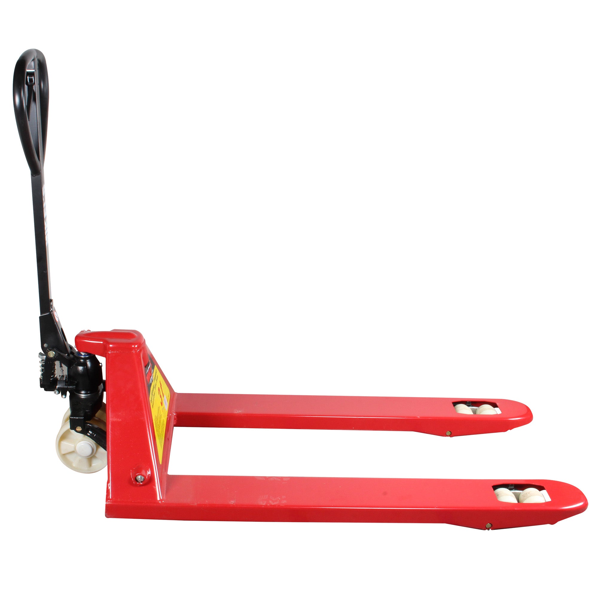 Patín hidráulico transpaleta con ruedas de nylon sistema tándem (3 ton)