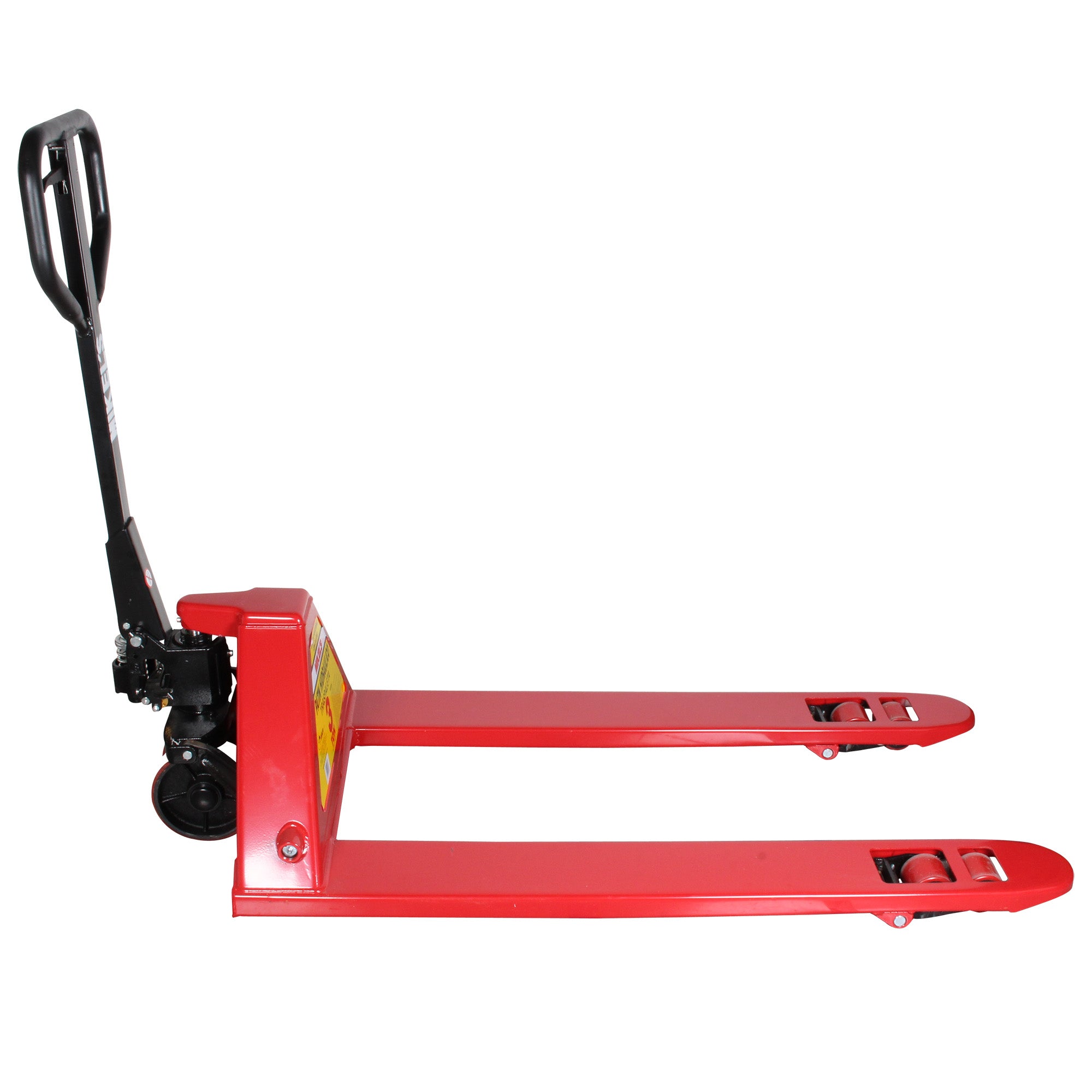 Patín hidráulico transpaleta con ruedas de poliuretano sistema tándem (3 ton)