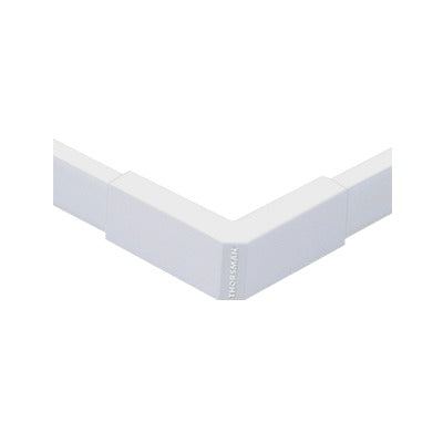THORSMAN - Esquinero exterior blanco de PVC auto extinguible, para canaletas TMK1020, TMK1020SD, TMK1020CD (5110-02001)