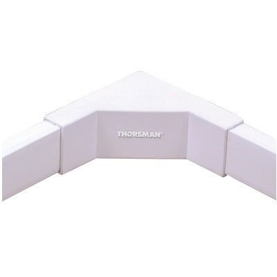 THORSMAN - Esquinero interior blanco de PVC auto extinguible, para canaletas TMK1020, TMK1020SD, TMK1020CD (5120-02001)