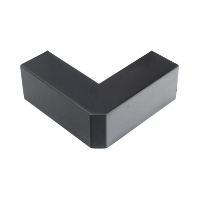 THORSMAN - Esquinero Exterior Color Negro de PVC Auto Axtinguible, Para Canaleta TMK-1720-N-CC (5210-02003)