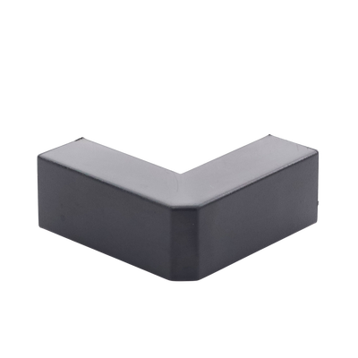THORSMAN - Esquinero Exterior Color Negro de PVC Auto Axtinguible, Para Canaleta TMK-1720-N-CC (5210-02003)