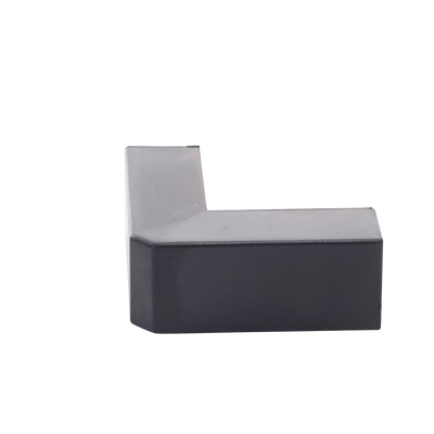 THORSMAN - Esquinero Exterior Color Negro de PVC Auto Axtinguible, Para Canaleta TMK-1720-N-CC (5210-02003)