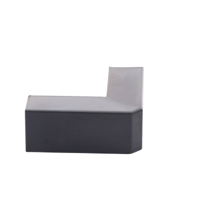 THORSMAN - Esquinero Exterior Color Negro de PVC Auto Axtinguible, Para Canaleta TMK-1720-N-CC (5210-02003)