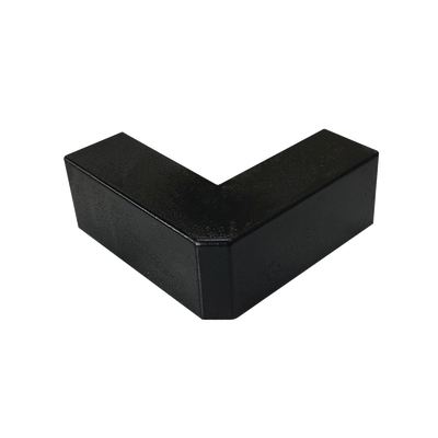 THORSMAN - Esquinero Exterior Color Negro de PVC Auto Axtinguible, Para Canaleta TMK-1720-N-CC (5210-02003)