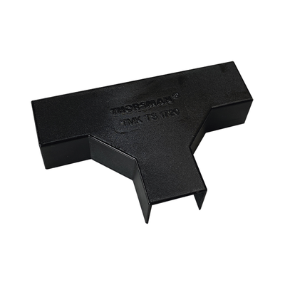 THORSMAN - Sección en "T" Color Negro de PVC Auto Extinguible, Para Canaleta TMK-1720-N-CC (5240-02003)