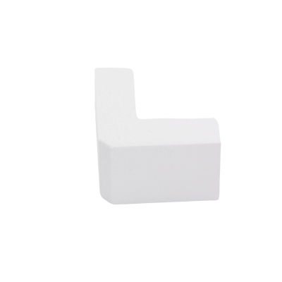 THORSMAN - Esquinero exterior color blanco de PVC auto extinguible  para canaletas TMK1735, TMK1735SD (5310-02001)