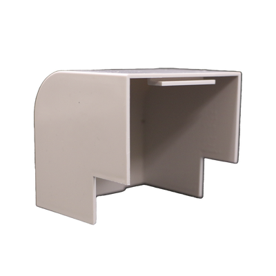 THORSMAN - Esquinero Exterior Color Blanco de PVC Auto Axtinguible, Para Canaleta TMK-4577 (5510-02001)