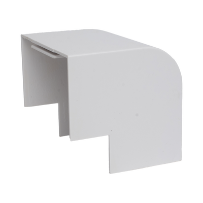 THORSMAN - Esquinero Exterior Color Blanco de PVC Auto Axtinguible, Para Canaleta TMK-4577 (5510-02001)